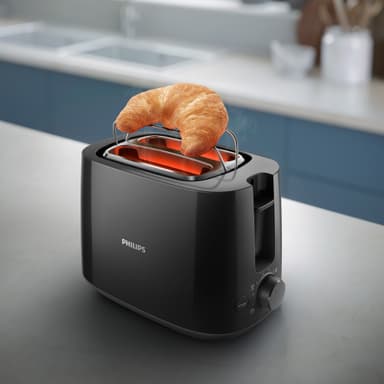 Philips Daily Collection brödrost HD258190 (svart)