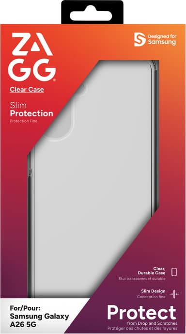 Zagg Samsung Galaxy  A26 genomskinligt fodral