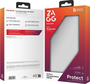 Zagg Samsung Galaxy  A36 genomskinligt fodral