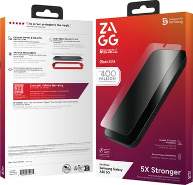 Zagg Glass Elite Samsung Galaxy A36 skärmskydd