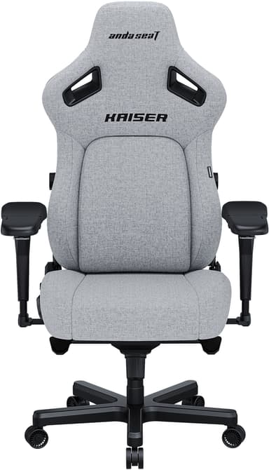 AndaSeat Kaiser 4-serien gamingstol (grått tyg)