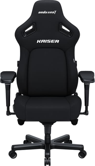 AndaSeat Kaiser 4-serien gamingstol (svart tyg)