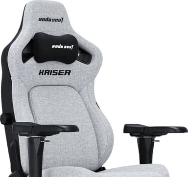 AndaSeat Kaiser 4-serien gamingstol (grått tyg)