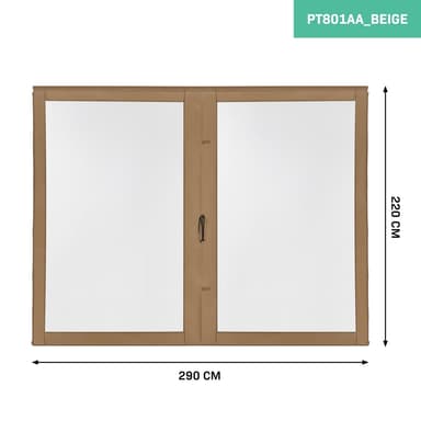 VONROC Myggnät för Partytält PT501XX - Beige - UV-skydd 50+