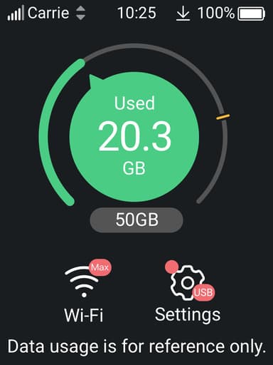 ZTE MU5120 5G WF6/AX3600 portabel router