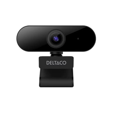 Deltaco Webbkamera Full HD 1080P 2MP med inbyggd mikrofon
