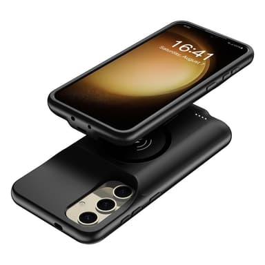 För Samsung Galaxy S25+ (Plus) Laddningsfodral Skal 10000mAh batteri kompatibelt MagSafe