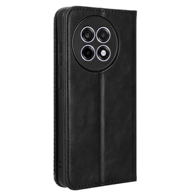 För OnePlus 13R Fodral Plånboksfodral Skal Telefonfodral Retro - Svart