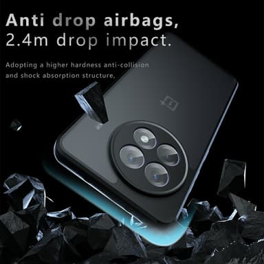 Telefonfodral TPU Skal bakskal OnePlus OnePlus 13R - Svart