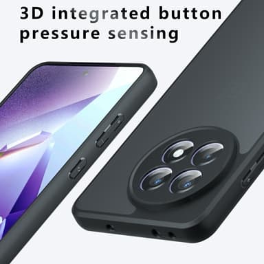 Telefonfodral TPU Skal bakskal OnePlus OnePlus 13R - Svart