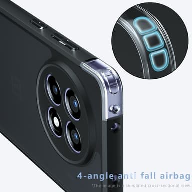 Telefonfodral TPU Skal bakskal OnePlus OnePlus 13R - Svart