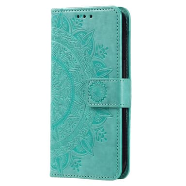 SKALO Xiaomi Redmi Note 14 Pro+ 5G Mandala Plånboksfodral - Turkos