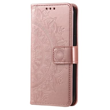 SKALO Xiaomi Redmi Note 14 Pro+ 5G Mandala Plånboksfodral - Roséguld