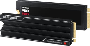 Samsung 9100 Pro intern SSD med kylfläns (4TB)