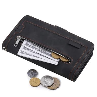 SKALO Xiaomi Redmi Note 14 Pro+ 5G Big Wallet 9-FACK Plånboksfodral - Svart