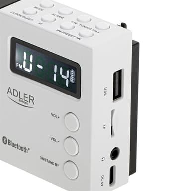Adler FM-radio med PLL, Bluetooth och USB/SD-uppspelning
