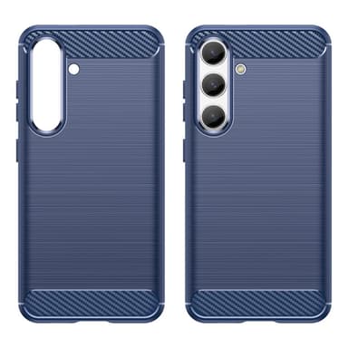 SKALO Samsung S25 Armor Carbon Skal - Blå