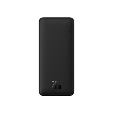 Baseus Airpow Powerbank med tvåvägs snabbladdning 20W 20000mAh - Svart