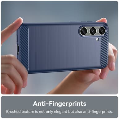 SKALO Samsung S25+ Armor Carbon Skal - Blå