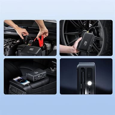 Baseus Super Energy 4i1 600A Powerbank / Kompressor / Ficklampa / Jump Starter