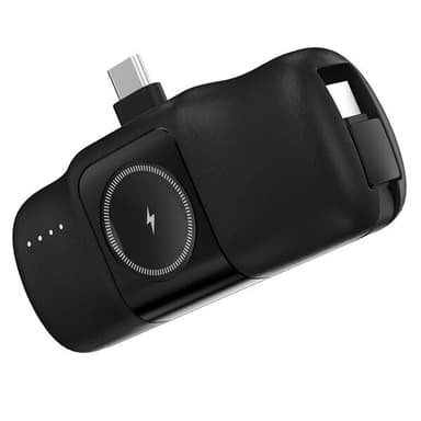 Wozinsky Powerbank 5000mAh 15W med USB-C-kontakt och trådlös laddning för Apple Watch