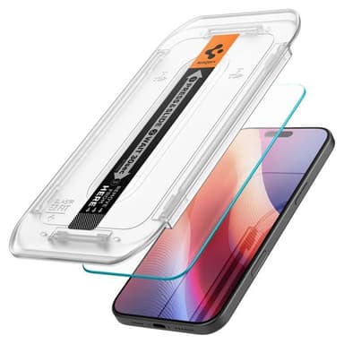 Spigen Glas TR EZ.Fit Härdat Skärmskydd till iPhone 16 Pro 2-pack