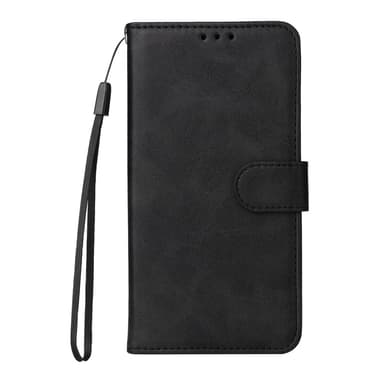 SKALO Xiaomi Redmi Note 14 Pro+ 5G PU-läder Plånboksfodral - Svart