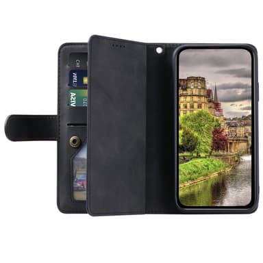 SKALO Xiaomi Redmi Note 14 Pro+ 5G Big Wallet 9-FACK Plånboksfodral - Svart