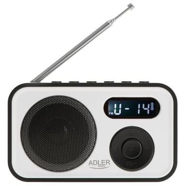 Adler FM-Radio med PPL och LCD-display