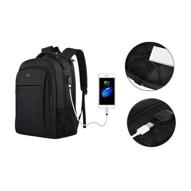 Matein Laptop Ryggsäck för Laptop 15,6"" - Svart