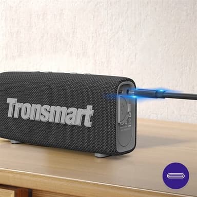 Tronsmart Trip vattentät Bluetooth-högtalare 10W med IPX7 och lång batteritid - Svart