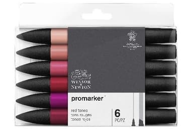 Winsor Promarker 6st, Red tones