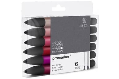 Winsor Promarker 6st, Red tones