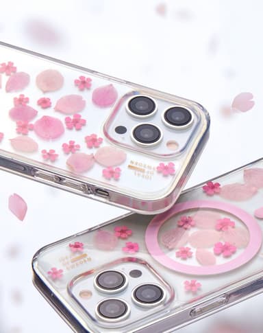 Clear Case iPhone 15 Pro Max Cherry Blossom