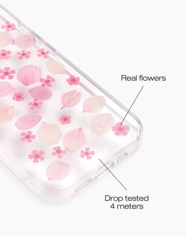 Clear Case iPhone 15 Pro Cherry Blossom
