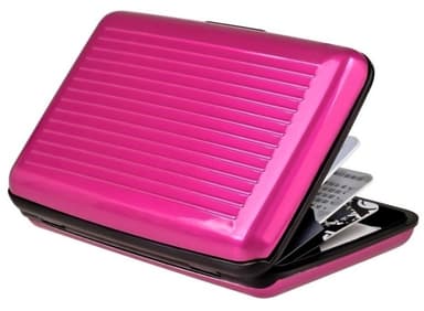 Plånbok med 6st kortfack, RFID-skydd, Cerise