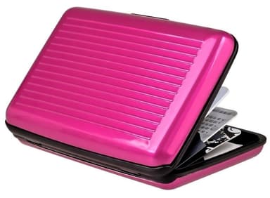 Plånbok med 6st kortfack, RFID-skydd, Cerise