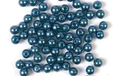 Plastpärlor 3mm 500g, Blå