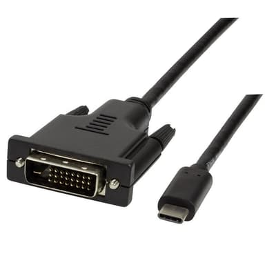 LogiLink USB-C -> DVI 1080p 1,8m