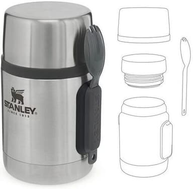 Stanley The Stainless Steel All-In-One livsmedelstermos, rostfritt stål, 530 ml