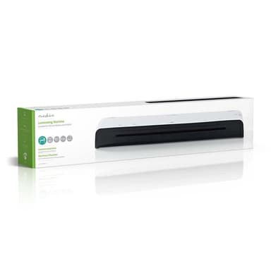 Nedis Laminator | Varmt kallt | A3 | 300 mm/min | Automatisk avstängning | Strömadapter | Vit