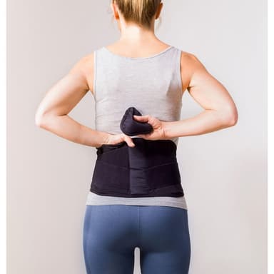 SWEDISH POSTURE Stabilize Ländryggsbälte med värmedyna L