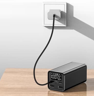 Powerbank 20000mAh 65W QC3.0 Snabbladdning för telefon & laptop