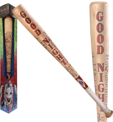 Noble Collection DC basebollträ (Harley Quinn)