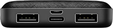 Goobay Powerbank kompakt 5.000 mAh praktisk och platsbesparande design med 5.000 mAh, perfekt för resor