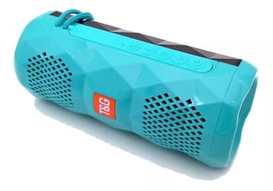 TG-167 Bluetooth-högtalare 5W med coola LED-ljuseffekter och dubbel bas, Turkos