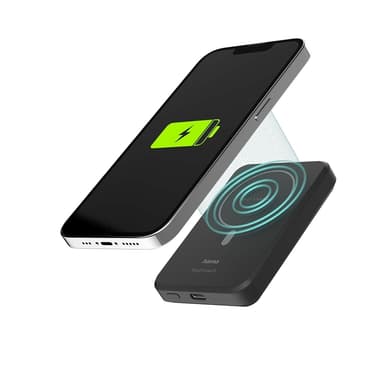 Hama Powerbank MagPower 5 Trådlös 5000mAh