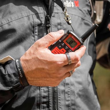 MIDLAND Walkie Talkie XT10 Pro Svart/Röd