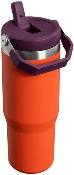 Stanley IceFlow drickglas med flipat sugrör, orange, 890 ml