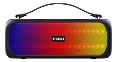 streetz B200 Boombox 2x 7.5 W, IPX5, AUX, USB flash, LED, black